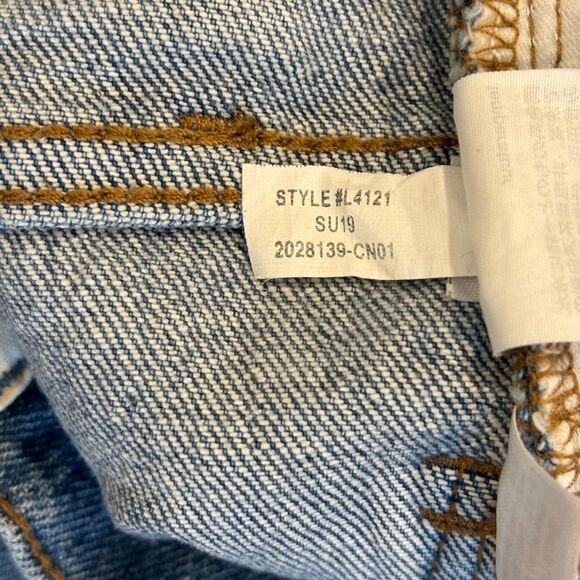 Madewell Classic Straight Jeans, Corrie Wash Step-Hem size 23 - Picture 6 of 6